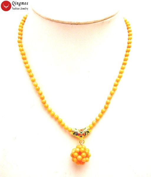 pendant necklaces qingmos natural orange coral necklace for women with 4mm handwork weaving 20mm ball jewelry n6211, Silver
pendant necklaces qingmos natural orange coral necklace for women with 4mm handwork weaving 20mm ball jewelry n6211, Silver
