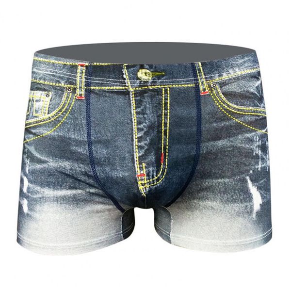men briefs panties 3d print boxer denim pattern men fake jeans breathable panties for men breathable man briefs convex pouch, White
men briefs panties 3d print boxer denim pattern men fake jeans breathable panties for men breathable man briefs convex pouch, White