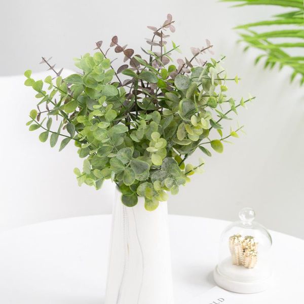 decorative flowers & wreaths artificial plastic plants leaves tree green eucalyptus branch for garden wedding decoration faux fake foliage c
decorative flowers & wreaths artificial plastic plants leaves tree green eucalyptus branch for garden wedding decoration faux fake foliage c