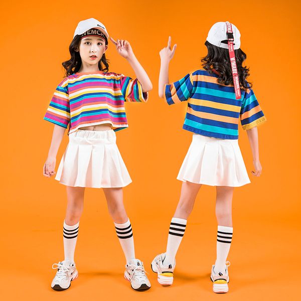 hip hop boys fashion striped t-shirt short sleeve short skirt girls jeans jazz dress, Black;red
hip hop boys fashion striped t-shirt short sleeve short skirt girls jeans jazz dress, Black;red
