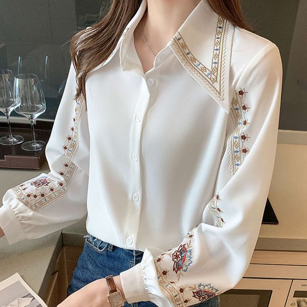 long sleeve chiffon blouse women's 2021 spring dress new style temperament shirt design fashion, White
long sleeve chiffon blouse women's 2021 spring dress new style temperament shirt design fashion, White
