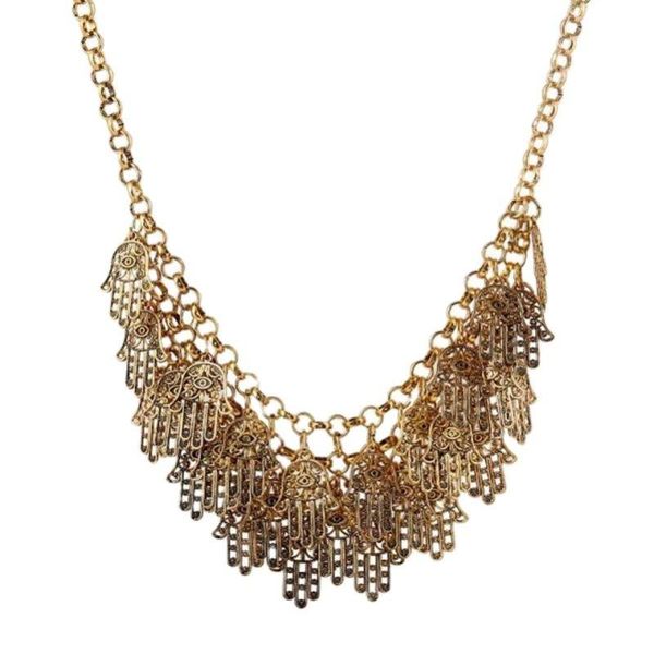 chokers good luck cluster evil eye hamsa hand fatima tassel statement necklace for protection gift jewelry, Golden;silver
chokers good luck cluster evil eye hamsa hand fatima tassel statement necklace for protection gift jewelry, Golden;silver