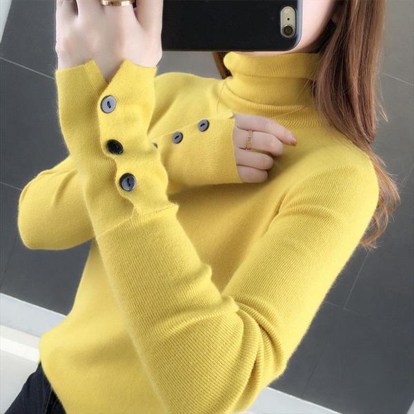 woman thick turtleneck womens women sweater autumn and winter plus size knitwear femme chandails pull hiver, White;black
woman thick turtleneck womens women sweater autumn and winter plus size knitwear femme chandails pull hiver, White;black