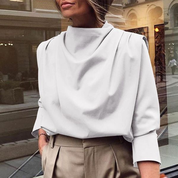 plus size 2021 celmia women cowl neck shirts fashion blouses ladies elegant office blusas casual long sleeve pleated female, White
plus size 2021 celmia women cowl neck shirts fashion blouses ladies elegant office blusas casual long sleeve pleated female, White