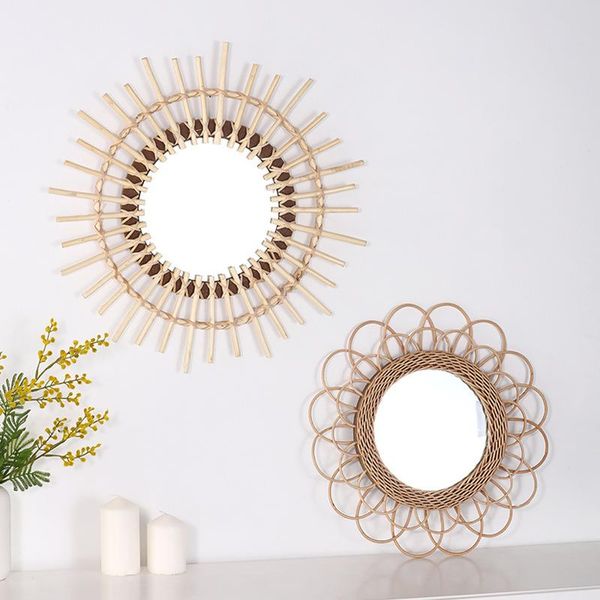 mirrors rattan round makeup mirror dressing bathroom wall hanging kids room decoration
mirrors rattan round makeup mirror dressing bathroom wall hanging kids room decoration