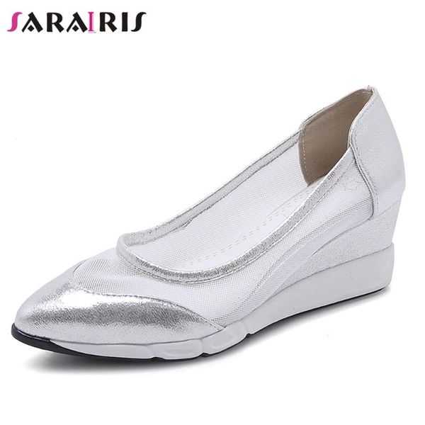 dress shoes sarairis breathable mesh pumps elegant pointed toe shallow women summer comfort wedges woman, Black
dress shoes sarairis breathable mesh pumps elegant pointed toe shallow women summer comfort wedges woman, Black