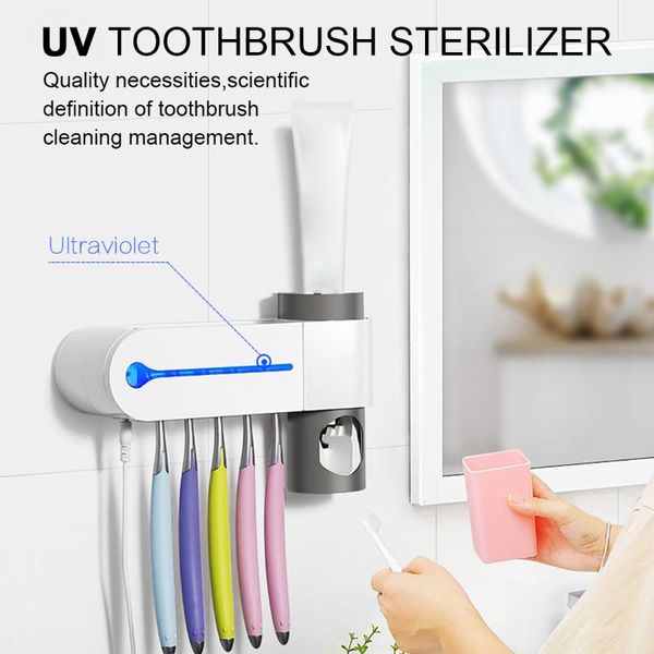 antibacteria uv toothbrush holder automatic toothpaste dispenser sterilize home cleaner sterilize bathroom accessories set
antibacteria uv toothbrush holder automatic toothpaste dispenser sterilize home cleaner sterilize bathroom accessories set