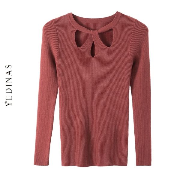 yedinas autumn women sweater o neck pullover hollow out casual slim solid jumpers female 210527, White;black
yedinas autumn women sweater o neck pullover hollow out casual slim solid jumpers female 210527, White;black