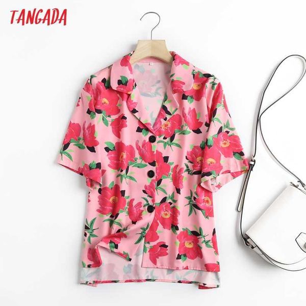 tangada women flowers print chiffon shirts short sleeve elegant office ladies work wear blouses bc47 210609, White
tangada women flowers print chiffon shirts short sleeve elegant office ladies work wear blouses bc47 210609, White