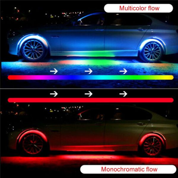 4pcs car led strip light bluetooth control multi color music car strip light for interior or under dash
4pcs car led strip light bluetooth control multi color music car strip light for interior or under dash