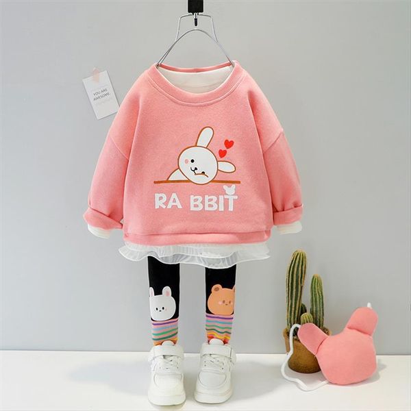 girls clothing sets spring autumn baby rabbit lace t shirt pants kids clothes toddler infant casual outfit, White
girls clothing sets spring autumn baby rabbit lace t shirt pants kids clothes toddler infant casual outfit, White