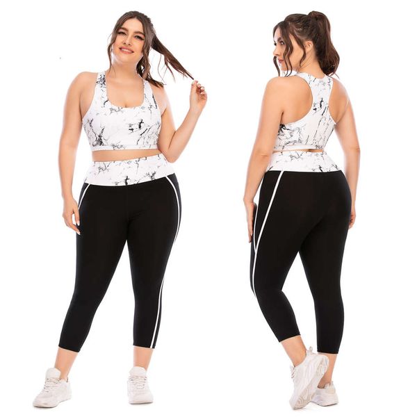fitness large size yoga suit tight barbie pants sports bra aoshili 12045 + 12046, Gray
fitness large size yoga suit tight barbie pants sports bra aoshili 12045 + 12046, Gray