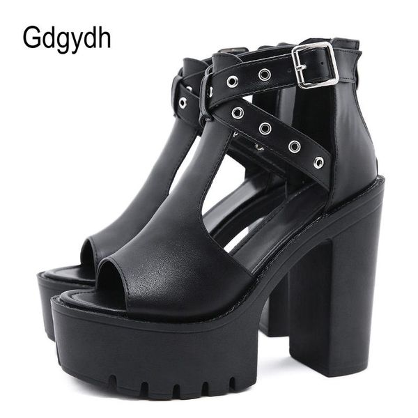 sandals gdgydh platform summer women thick sole catwalk metal rivet peep toe hollow out black leather footwear on sale
sandals gdgydh platform summer women thick sole catwalk metal rivet peep toe hollow out black leather footwear on sale