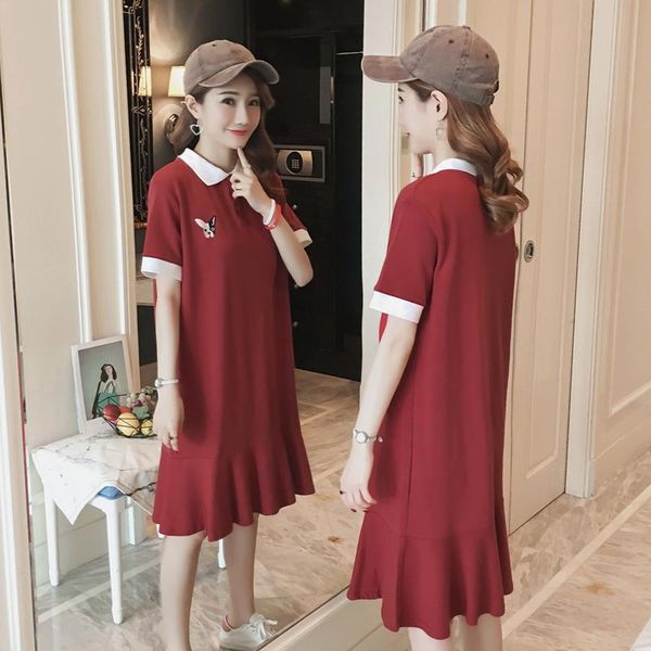 casual dresses summer loose collar bottom dress for women plus size fishtail chic embroidery long cotton short-sleeve t-shirt spring, Black;gray
casual dresses summer loose collar bottom dress for women plus size fishtail chic embroidery long cotton short-sleeve t-shirt spring, Black;gray