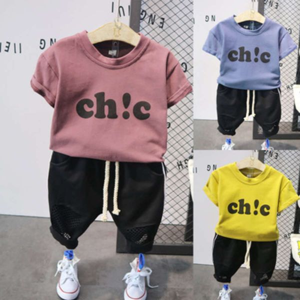 new boys' summer suit 2021 children's letter short sleeve t-shirt + black perforated shorts, White
new boys' summer suit 2021 children's letter short sleeve t-shirt + black perforated shorts, White
