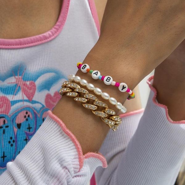 charm bracelets multilayer fashion bohemia chain flower crystal beaded baby letters pearls jewelry for women boho bracelet, Golden;silver
charm bracelets multilayer fashion bohemia chain flower crystal beaded baby letters pearls jewelry for women boho bracelet, Golden;silver