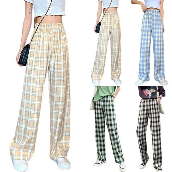 women's pants & capris long high waist check printed mooping wide leg loose fashion, Black;white
women's pants & capris long high waist check printed mooping wide leg loose fashion, Black;white