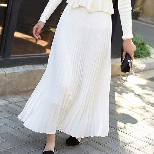 skirts fashion women clothing long polyester maxi pleated skirt summer autumn midi high waist elascity casual party, Black
skirts fashion women clothing long polyester maxi pleated skirt summer autumn midi high waist elascity casual party, Black