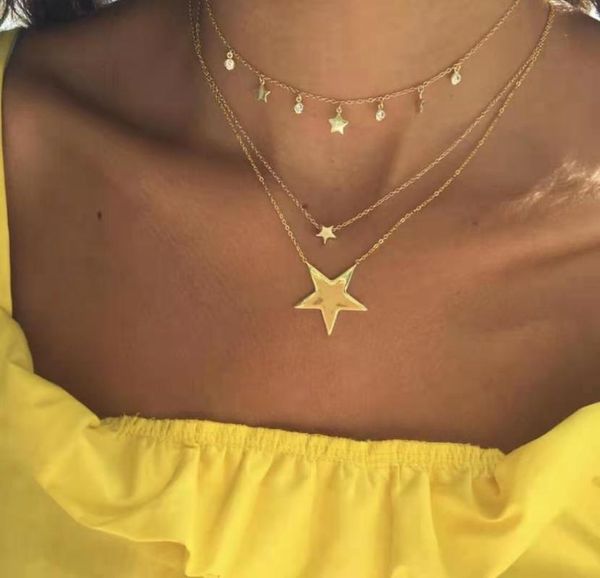 pendant necklaces 2021 fashion necklace for women eye sun moon star multi-layer trend street accessories gift, Silver
pendant necklaces 2021 fashion necklace for women eye sun moon star multi-layer trend street accessories gift, Silver