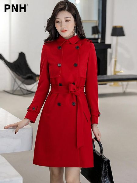 women's trench coats red windbreaker middle long small 2021 spring and autumn slim waist jacket, Tan;black
women's trench coats red windbreaker middle long small 2021 spring and autumn slim waist jacket, Tan;black