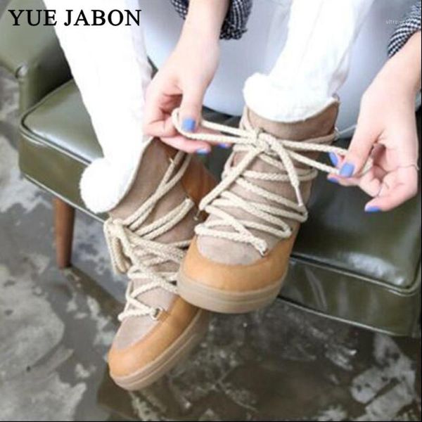 boots hidden wedge fur winter warm snow shoes round toe height increasing lace up ankle brown black platform1
boots hidden wedge fur winter warm snow shoes round toe height increasing lace up ankle brown black platform1