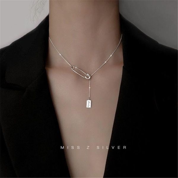 chains collarbone chain necklace for women luxury pin unique design simple sliver elegant fashion japanese korean, Silver
chains collarbone chain necklace for women luxury pin unique design simple sliver elegant fashion japanese korean, Silver
