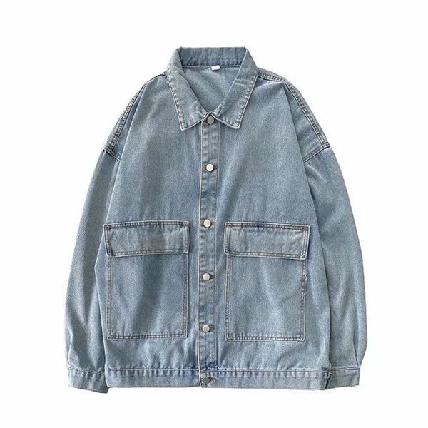 men's jackets godlikeu denim jacket men bomber jean vintage motorcyle streetwear hip hop pocket coat, Black;brown
men's jackets godlikeu denim jacket men bomber jean vintage motorcyle streetwear hip hop pocket coat, Black;brown