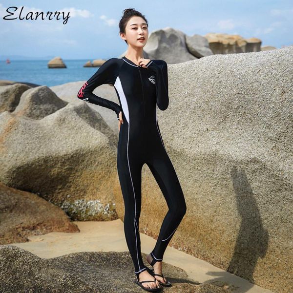 2021 mujer women one piece bathing suit long sleeves long pants padded beach wear surfing suit summer black rashguards femmale
2021 mujer women one piece bathing suit long sleeves long pants padded beach wear surfing suit summer black rashguards femmale