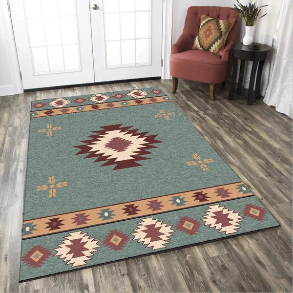 carpets nordic green brown national style bedroom living room kitchen bathroom bedside mat carpet customization
carpets nordic green brown national style bedroom living room kitchen bathroom bedside mat carpet customization