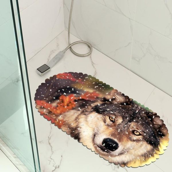 bath mats bathroom mat kitchen non-slip waterproof pvc material household set rug