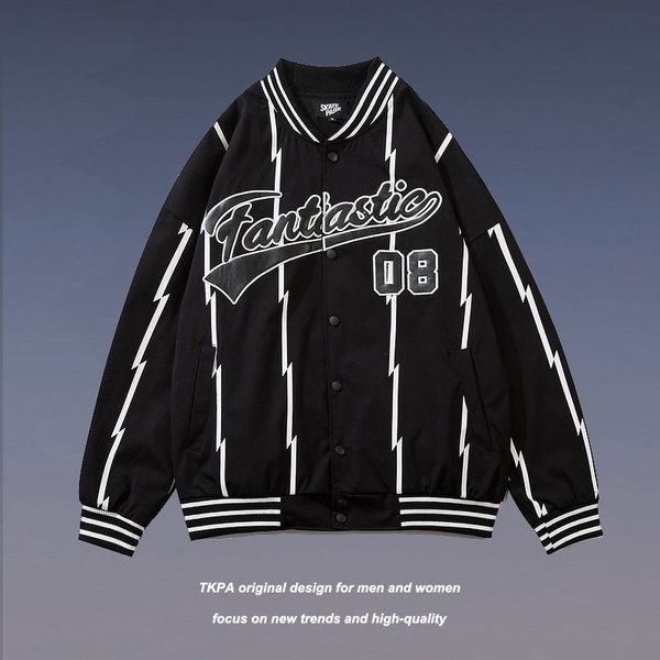 tkpa high street letter embroidered baseball et ins men's loose and trendy vibe hip hop bf et, Black;brown
tkpa high street letter embroidered baseball et ins men's loose and trendy vibe hip hop bf et, Black;brown