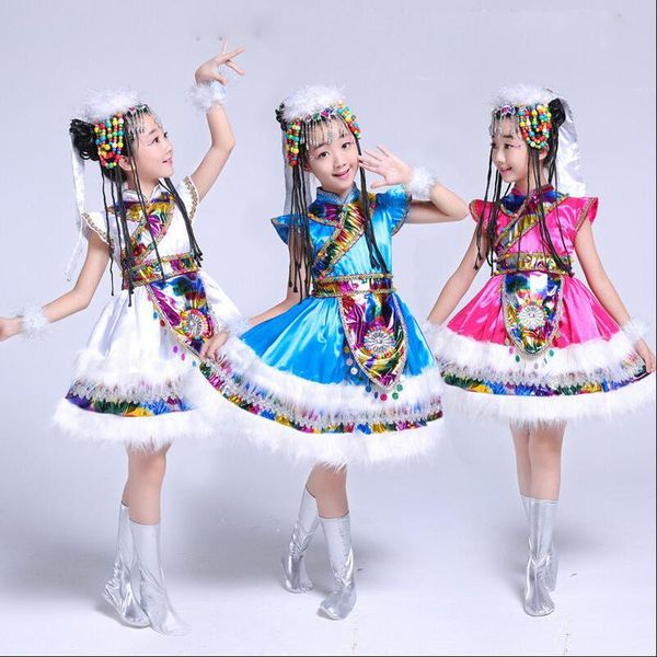 stage wear chinese folk costume children yangko dancing clothing outfits fan dance traditional national classic dancer, Black;red
stage wear chinese folk costume children yangko dancing clothing outfits fan dance traditional national classic dancer, Black;red