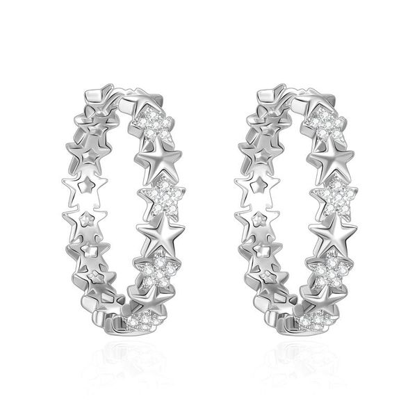 hoop & huggie silverly earring fashion star shape copper buckle wild trend simple cute girl earing for women party jewelry gift, Golden;silver
hoop & huggie silverly earring fashion star shape copper buckle wild trend simple cute girl earing for women party jewelry gift, Golden;silver