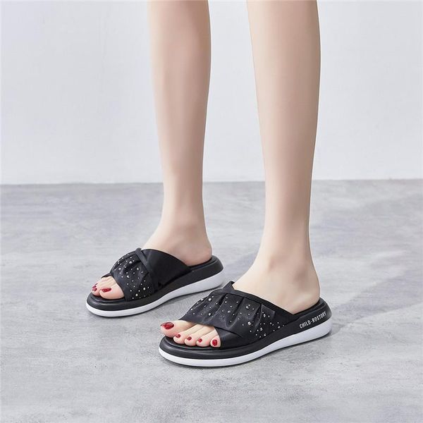 slippers 2021 women sandals bohemia wave point bow indoor outdoor flip flops open toe beach silde shoes, Black
slippers 2021 women sandals bohemia wave point bow indoor outdoor flip flops open toe beach silde shoes, Black