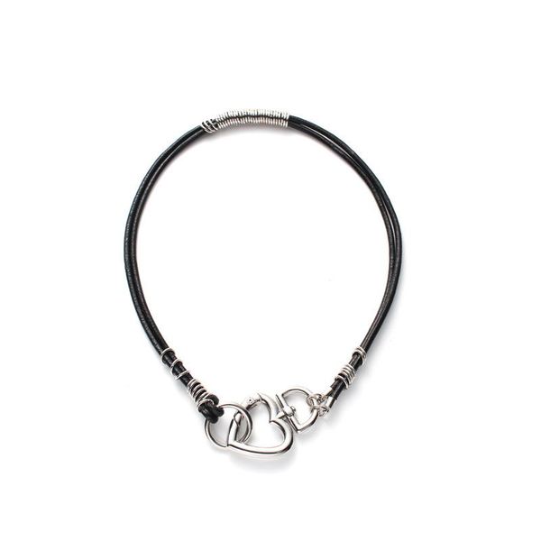 chokers double skin rope metal chain choker necklace design feeling female niche clavicle love buckle leather chains, Golden;silver
chokers double skin rope metal chain choker necklace design feeling female niche clavicle love buckle leather chains, Golden;silver
