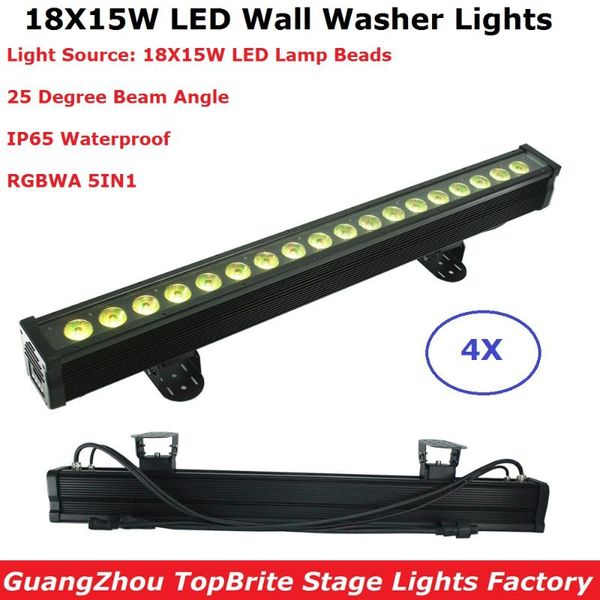 effects 4 units 18x15w rgbwa 5in1 led wall wash lights dmx bar line stage outdoor use ip65
effects 4 units 18x15w rgbwa 5in1 led wall wash lights dmx bar line stage outdoor use ip65
