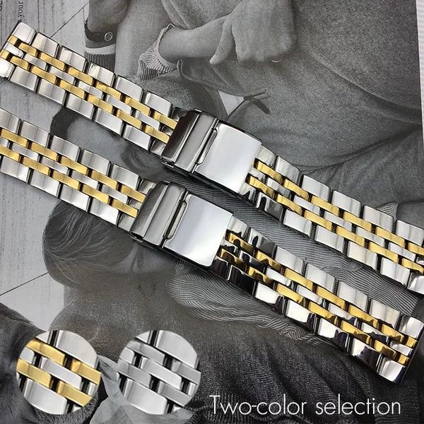 watch bands 22mm 24mm stainless steel for b-reitling ocean gmt chron strap solid brand flat end watchband bracelet tools, Black;brown
watch bands 22mm 24mm stainless steel for b-reitling ocean gmt chron strap solid brand flat end watchband bracelet tools, Black;brown