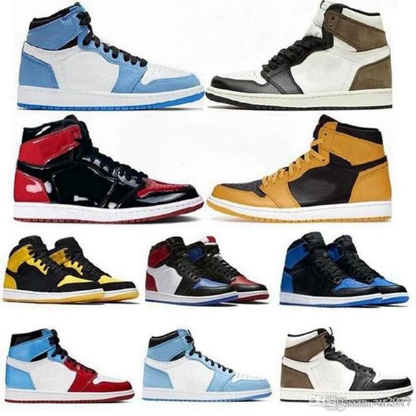 university blue fitness jumpman 1 basketball shoes 1s new high dark mocha light smoke grey chicago patent bred royal toe men women designer, Black
university blue fitness jumpman 1 basketball shoes 1s new high dark mocha light smoke grey chicago patent bred royal toe men women designer, Black