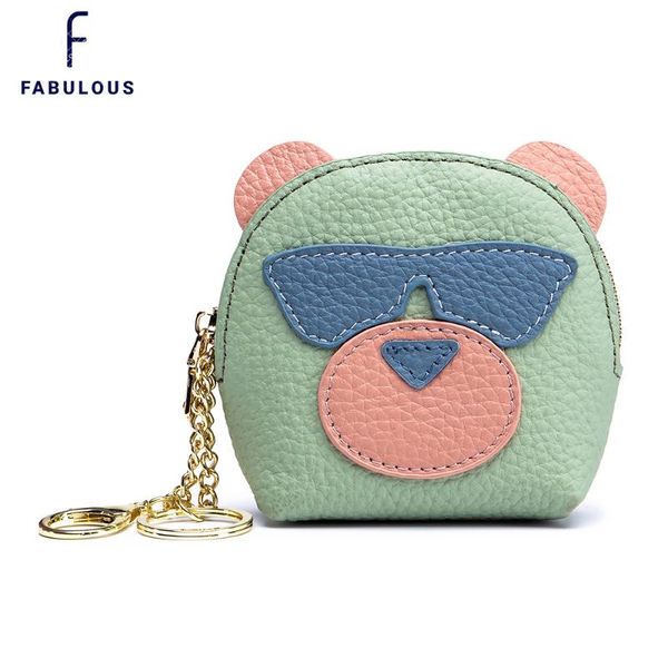 card holders pebble leather cute cartoon small bear mini coin purse wallet for women and girls zipper holder, Brown;gray
card holders pebble leather cute cartoon small bear mini coin purse wallet for women and girls zipper holder, Brown;gray