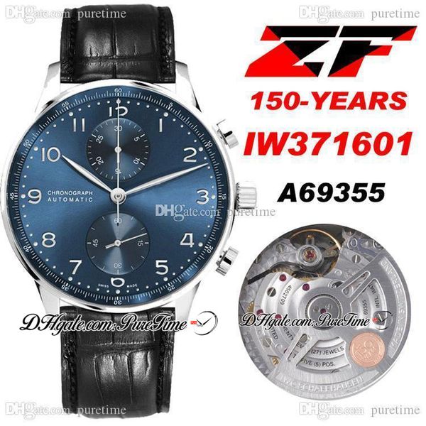 2021 zff chronograph edition "150 years" 371601 edition blue dial a96355 automatic chrono mens watch black leather strap puretime, Slivery;brown
2021 zff chronograph edition "150 years" 371601 edition blue dial a96355 automatic chrono mens watch black leather strap puretime, Slivery;brown