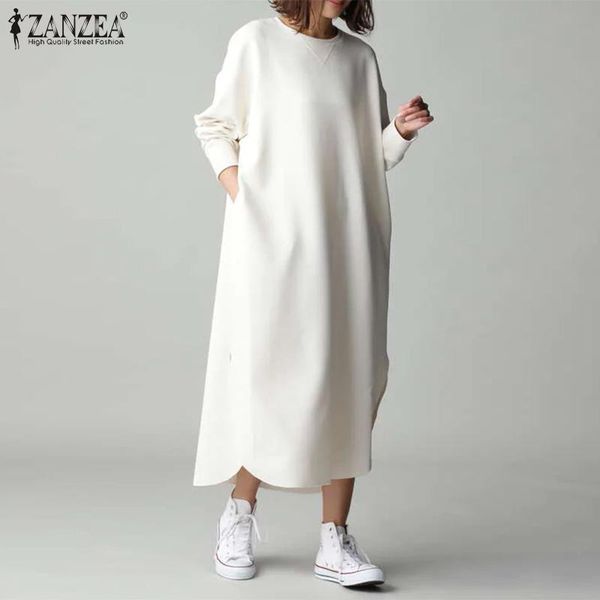 casual dresses round neck long sleeves vestidos women autumn pocket sweatshirt dress lady side fork irregular robe plus size 5xl, Black;gray
casual dresses round neck long sleeves vestidos women autumn pocket sweatshirt dress lady side fork irregular robe plus size 5xl, Black;gray