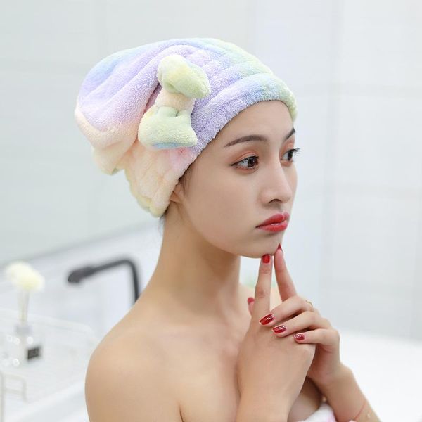 shower caps dry hair towel with bowknot cap super absorbent quick-drying bath accessories for women coral velvet
shower caps dry hair towel with bowknot cap super absorbent quick-drying bath accessories for women coral velvet