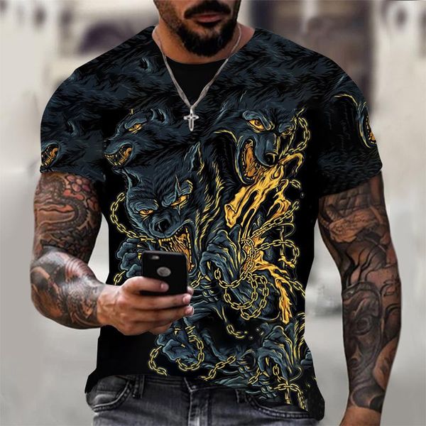 men's t-shirts wolf 3d print t shirt men summer trendy street tees fashion animal pattern hip hop streetwear oversize casual sport male, White;black
men's t-shirts wolf 3d print t shirt men summer trendy street tees fashion animal pattern hip hop streetwear oversize casual sport male, White;black