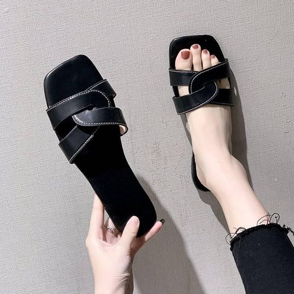 slippers women fashion summer est leisure vacation beach shoes flat cross flip flops women's, Black
slippers women fashion summer est leisure vacation beach shoes flat cross flip flops women's, Black