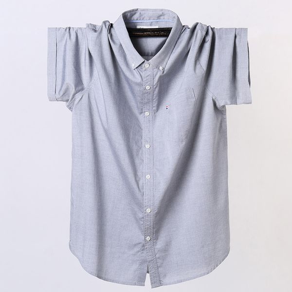 2021 new summer luxury male shirt makes short sleeves pure casual cotton blue men's shirts plus size 6xl u7lx, White;black
2021 new summer luxury male shirt makes short sleeves pure casual cotton blue men's shirts plus size 6xl u7lx, White;black