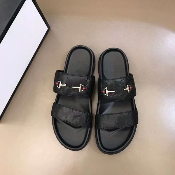 2021 luxury designers slippers men flip flops sandals genuine leather slides summer fashion flat sandal 38~45 size mjk002, Black
2021 luxury designers slippers men flip flops sandals genuine leather slides summer fashion flat sandal 38~45 size mjk002, Black