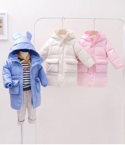down coat winter children's jacket for autumn clothing girls baby 2021 boy hooded kids 2-6 years, Blue;gray
down coat winter children's jacket for autumn clothing girls baby 2021 boy hooded kids 2-6 years, Blue;gray