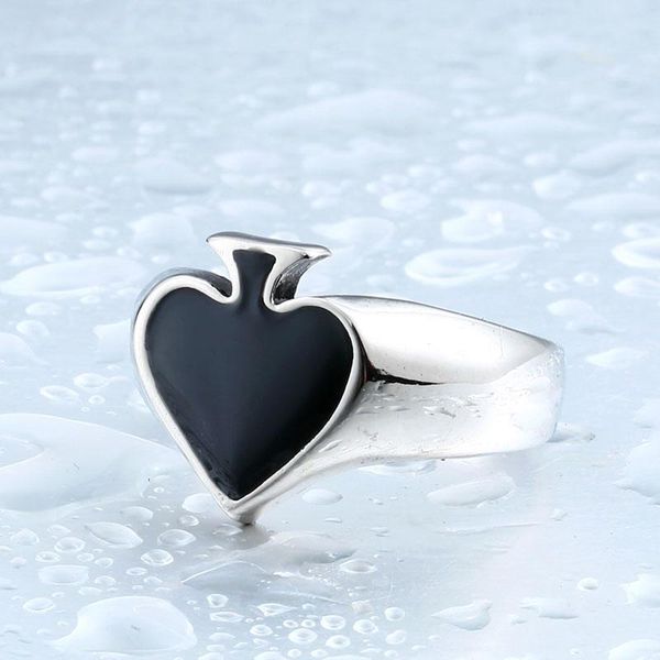 cluster rings beier store 316l stainless steel black cool spade lucky ring men fashion jewelry br8-209, Golden;silver
cluster rings beier store 316l stainless steel black cool spade lucky ring men fashion jewelry br8-209, Golden;silver