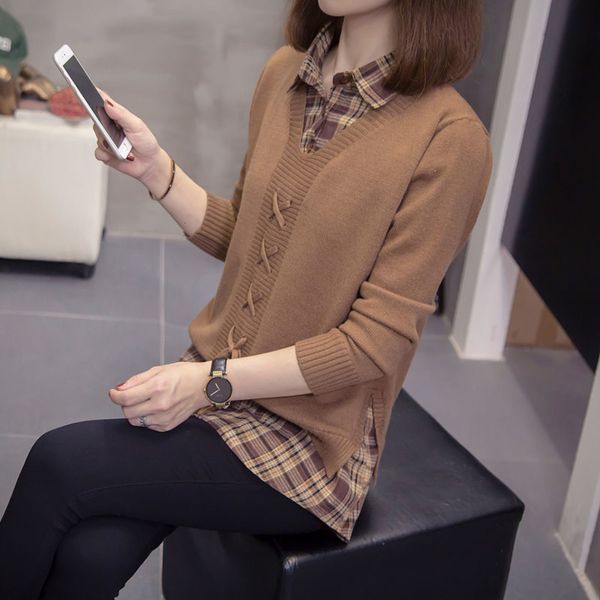 large size women's autumn and winter new foreign style knitwear fat sister mm thin loose sweater bottom coat women, White;black
large size women's autumn and winter new foreign style knitwear fat sister mm thin loose sweater bottom coat women, White;black