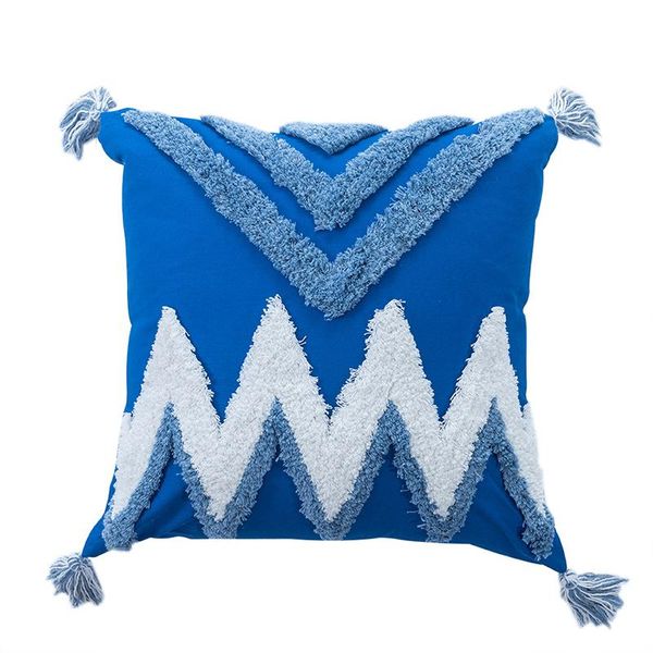 cushion/decorative pillow handmade cushion cover zigzag navy blue pillowcase tassels fringe square rectangle 45x45cm/30x50cm home decoration
cushion/decorative pillow handmade cushion cover zigzag navy blue pillowcase tassels fringe square rectangle 45x45cm/30x50cm home decoration